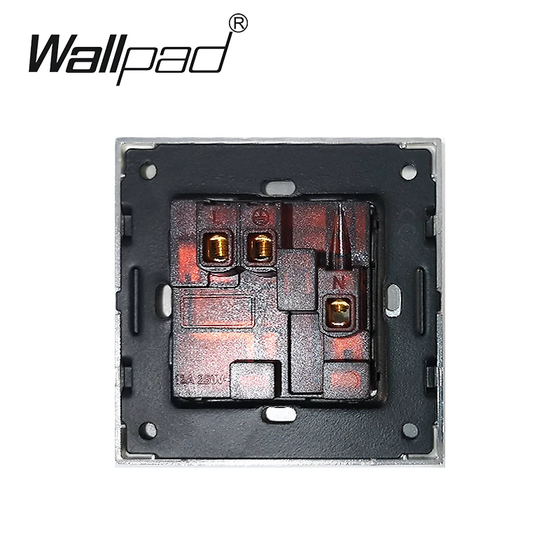 Универсальная 3-контактная розетка с 1 переключателем Wallpad роскошная настенная