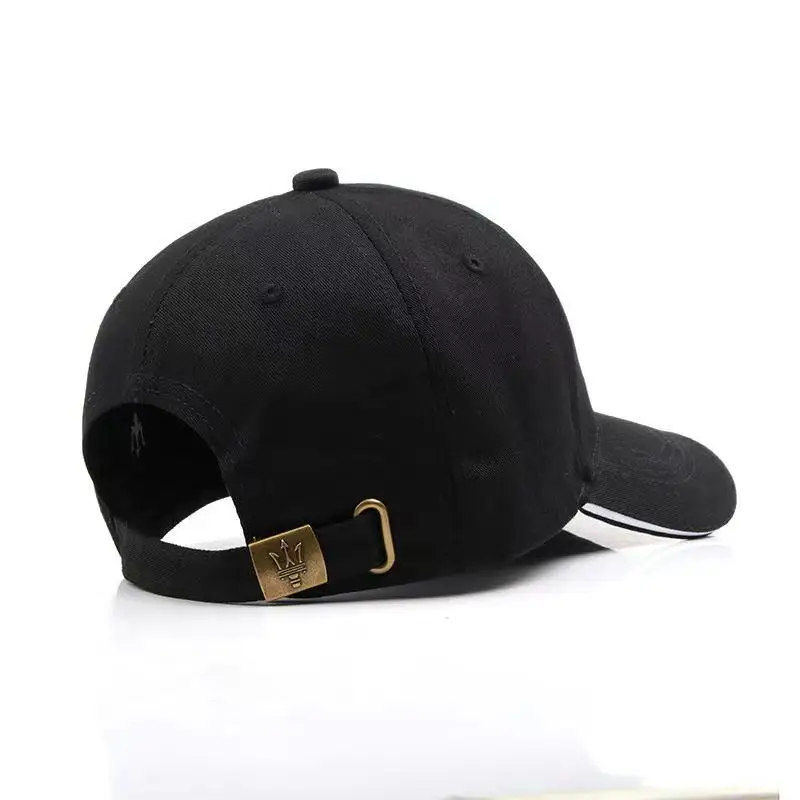 

For Maserati Ghibli Levante Quattroporte Spyder Coupe GranCabrio Car Logo Embroidery Sports Sunhat Car Emblem Hat Baseball Caps
