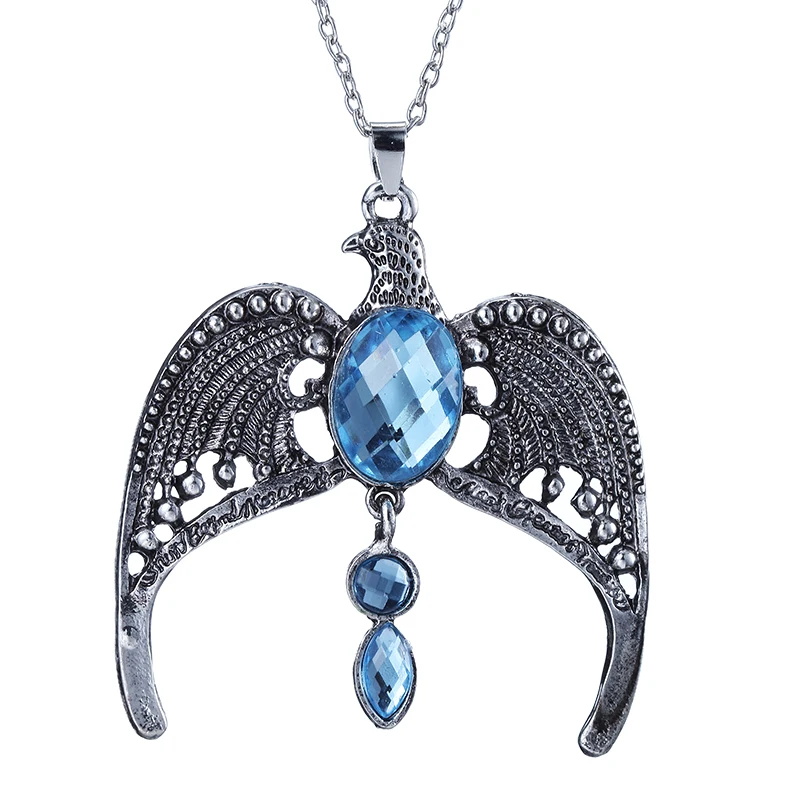 Модные ювелирные изделия Винтаж Шарм Поттер Ravenclaw Орел корона ожерелье для мужчин и женщин