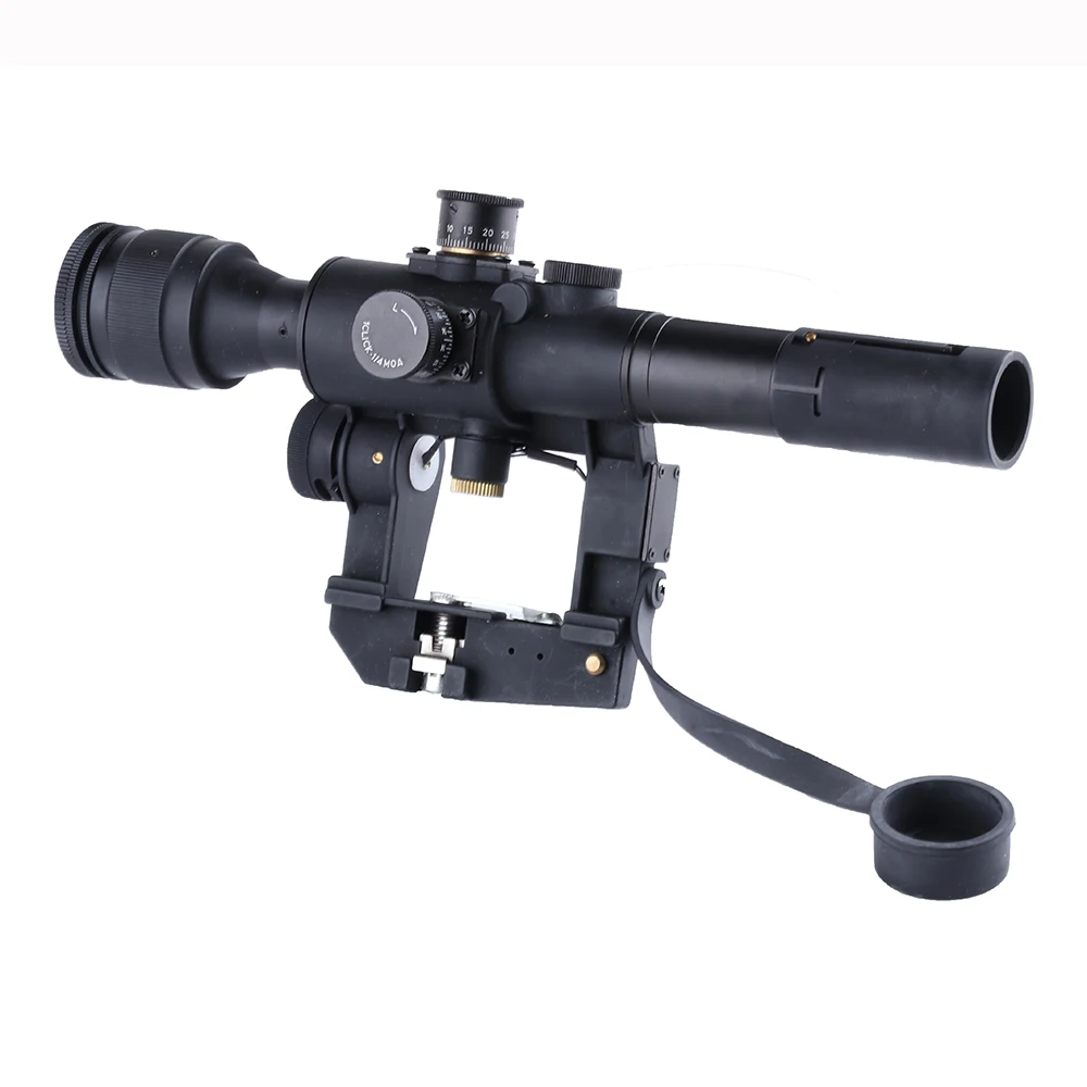 

Tactical SVD Dragunov Optics 4x26 Red Illuminated Riflescope Red Dot Sight Rifle Scope For Airsoft Air Gun Hunting AK Series