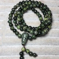 naturaltibetanjademedicinewangshi108multi circlebeadsbracelets for menandwomenwithstrong magneticmeteorite jade bracelet jewelry