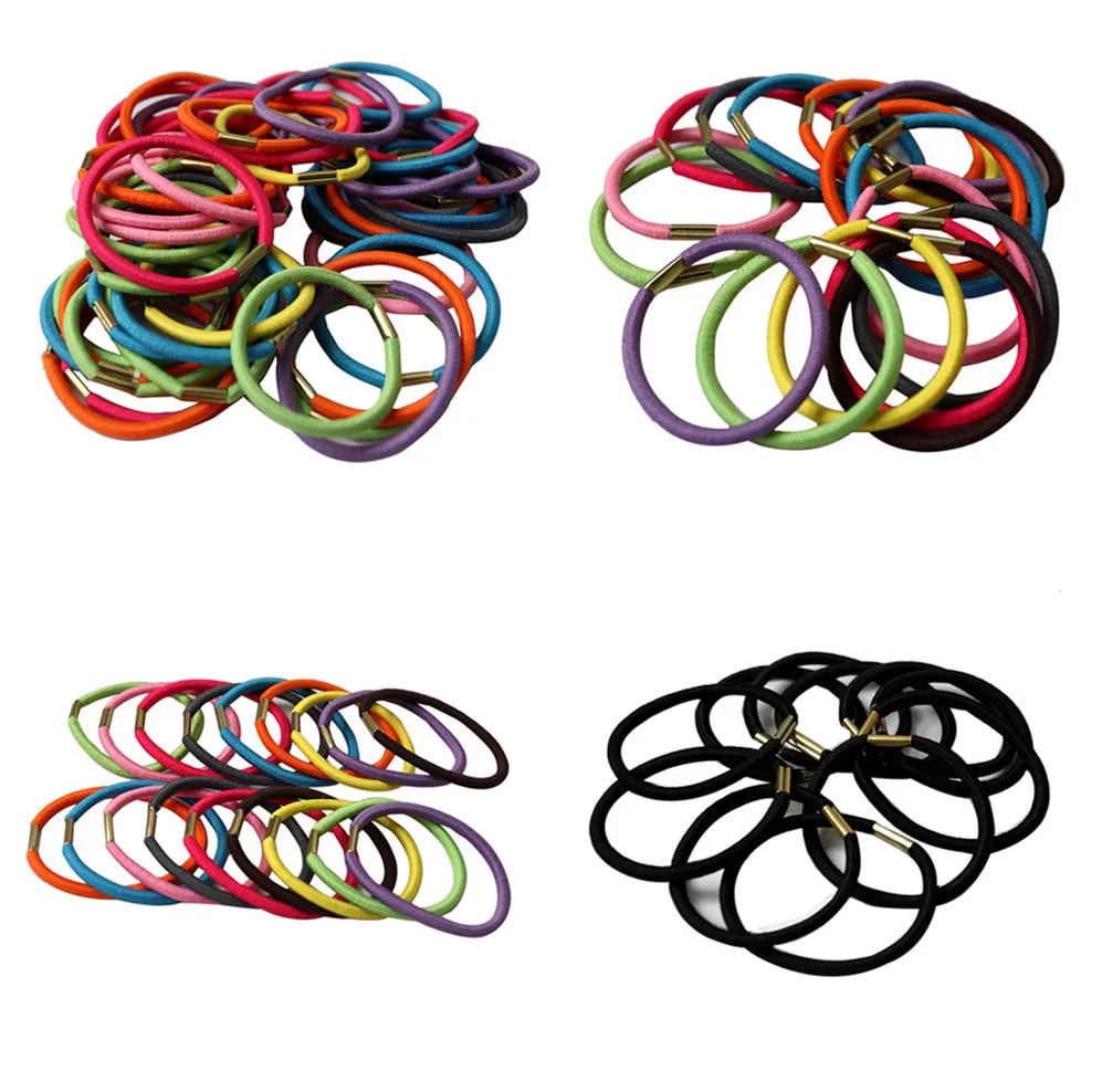 10 шт. милый держатель для волос девочек аксессуары тонкая эластичная резинка