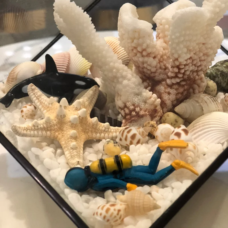 Декор для аквариума дайвера/кукольный домик/миниатюрный/милый/Сказочный Садовый