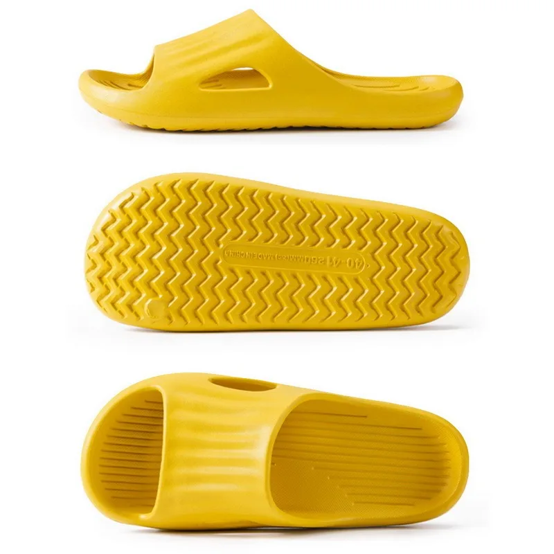 

2021 EVA Unisex Soft Slippers Bathroom Shower Non-slip Slippers Couple Home Sandals Household Pool Slipper Beach Casual Shoes
