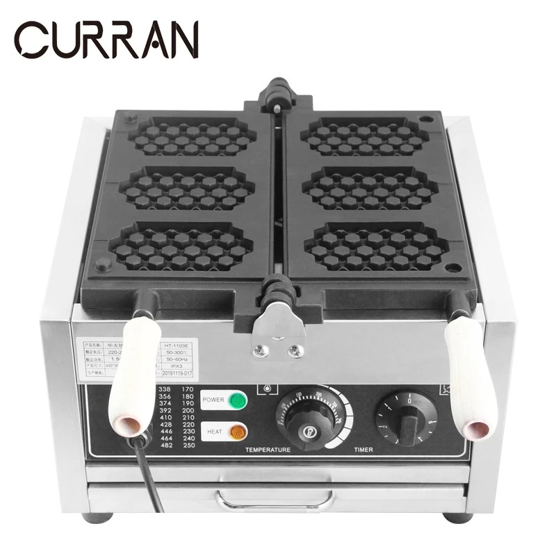 Favo de Mel Máquina de Waffle Comercial Novo Design Rotativo Mais Popular Mini Bolha Waffle Maker Não-vara 110 v – 220