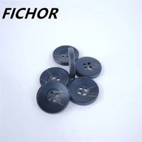 21 5mm 6pcs 4 hole plastic resin round buttons craft buttonsblack white button fit sewing scrapbooking diy plastic buttons