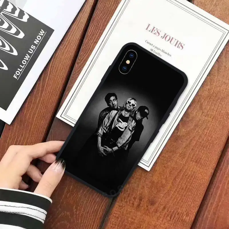 

American singer Kurt Donald Cobain Phone Case for iPhone 11 12 mini pro XS MAX 8 7 6 6S Plus X 5S SE 2020 XR