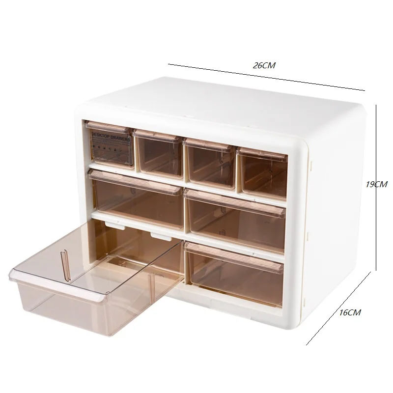 

Multi-grid Storage Box Drawer Organization Transparent Jewelry Mini Desktop Box Bedroom Living Room Drawer Cabinet Plastic Case