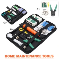 new network repairing hand tool kit professional network cable crimper lan cable tester pliers rj45rj114p connectors