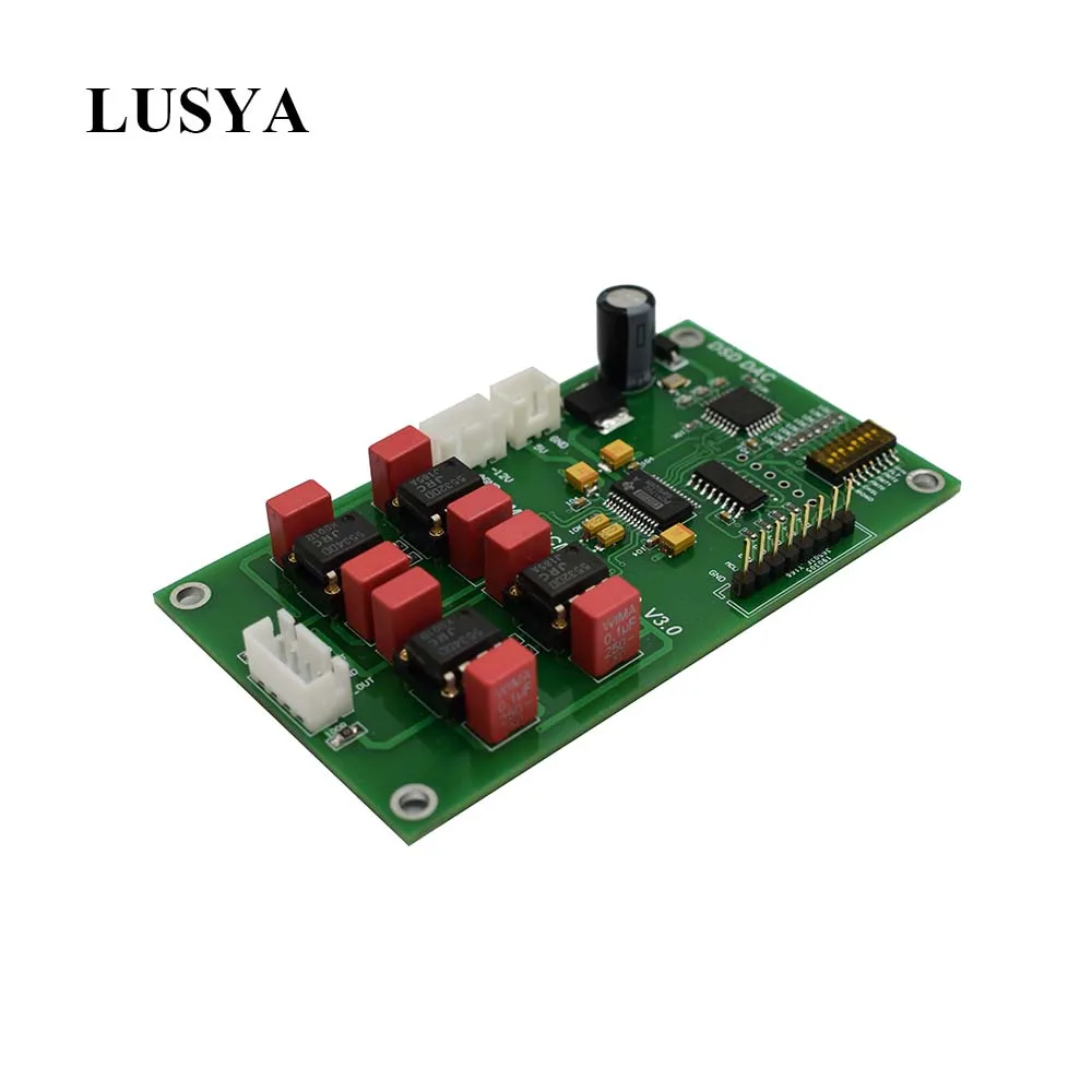 Аудиодекодер Lusya HIFI PCM1792 DSD DAC собранная плата 24 бит 192 кГц поддержка двойного
