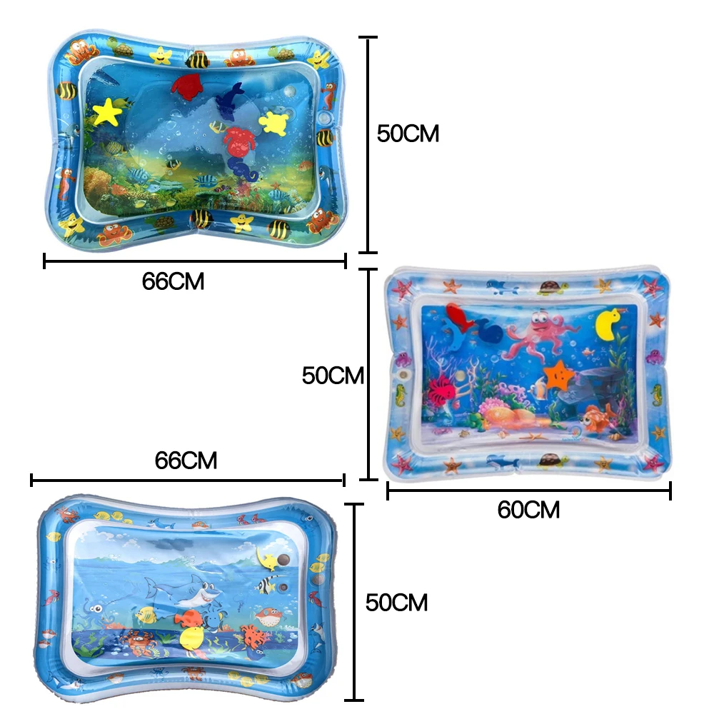 Детский водный игровой коврик надувной детский животик время игры игрушки для