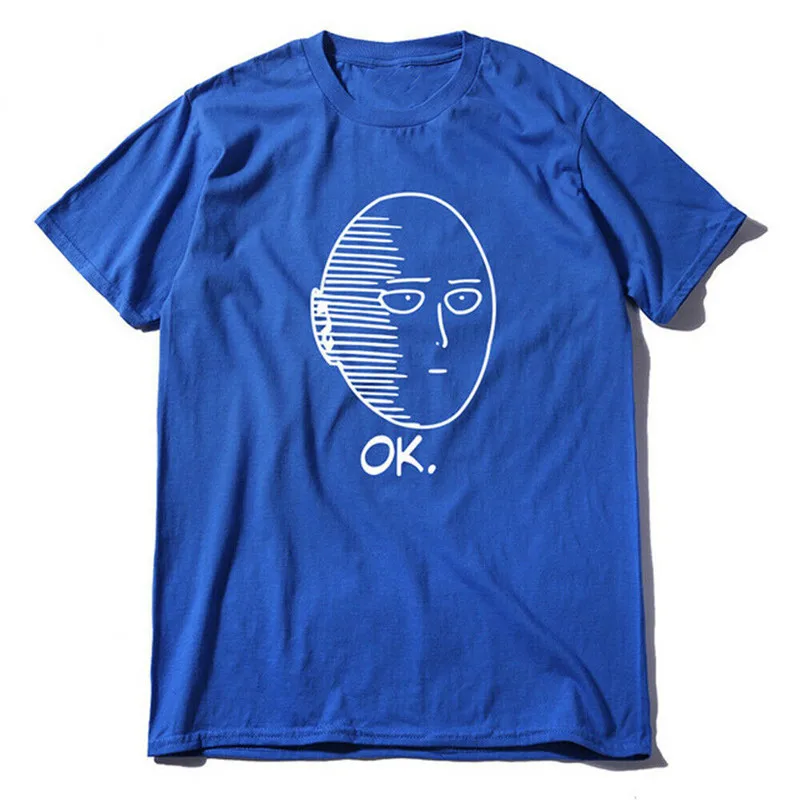 Мужская футболка унисекс с принтом One Punch Man модная удобная Повседневная