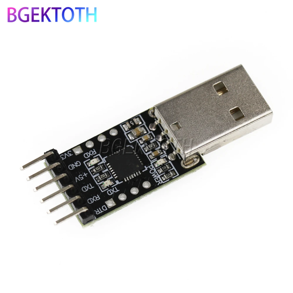 Модуль CP2102 USB 2 0 в TTL UART 6 контактный последовательный преобразователь запасной