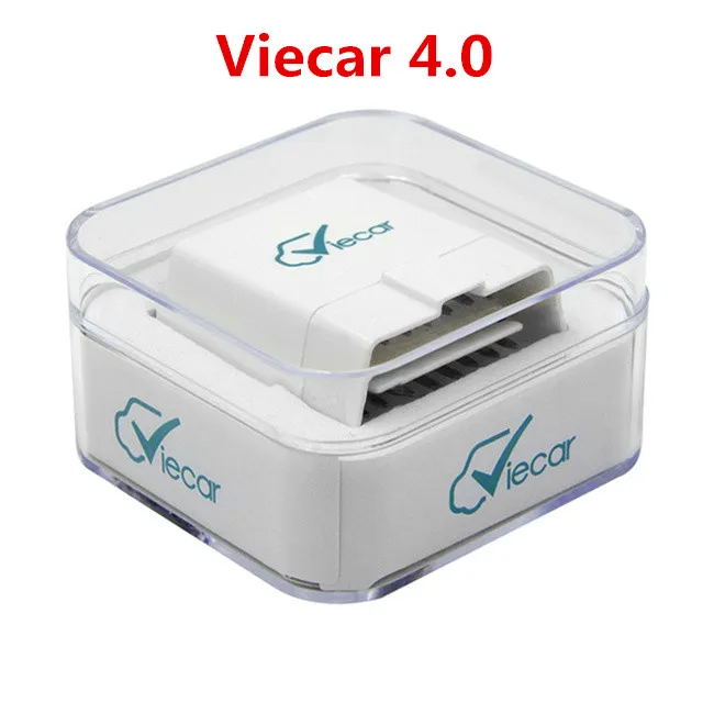 Viecar Acrylic Box Viecar 4,0 ELM327 V1.5 Bluetooth Viecar OBD2 диагностический сканер инструмент ELM 327 Viecar 4,0 V1.5 OBDII сканер Код считыватель - Цвет: Viecar Acrylic Box