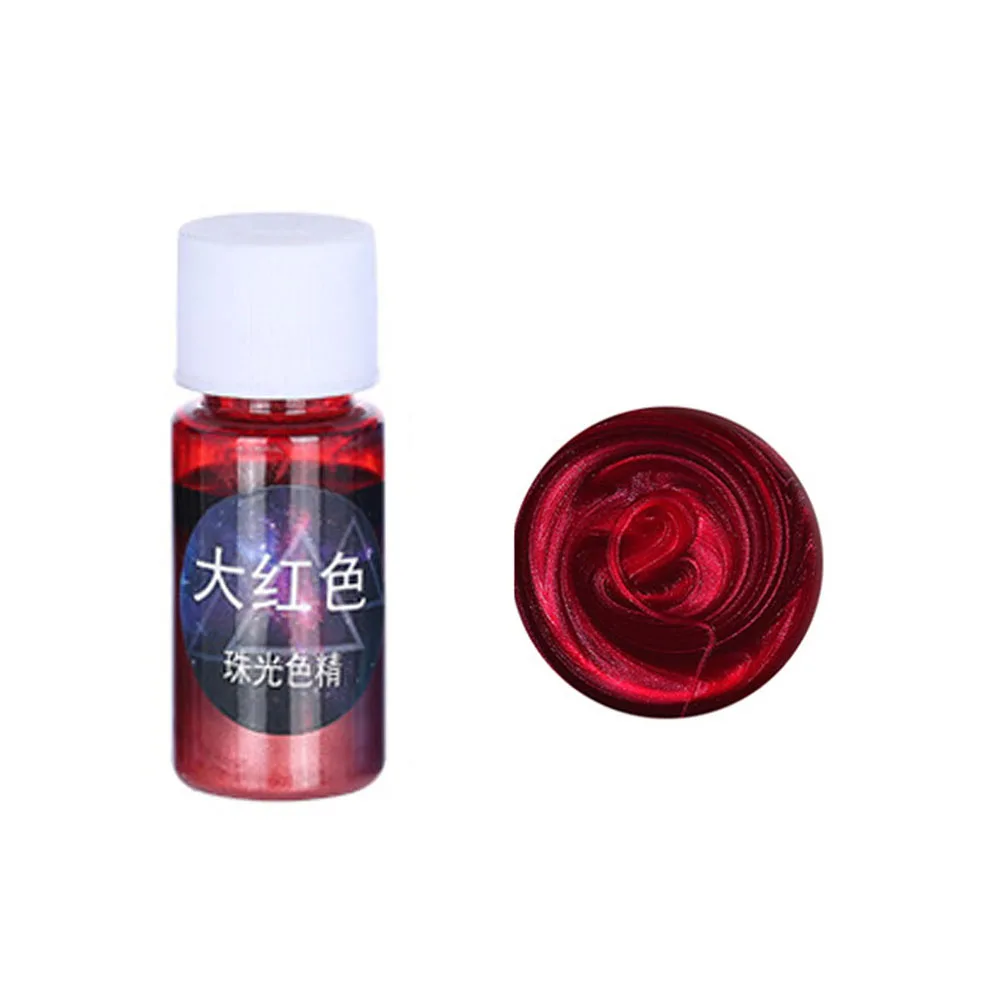 1 шт. 10 мл жидкая жемчужная Смола пигментная краска УФ смола эпоксидная Сделай Сам