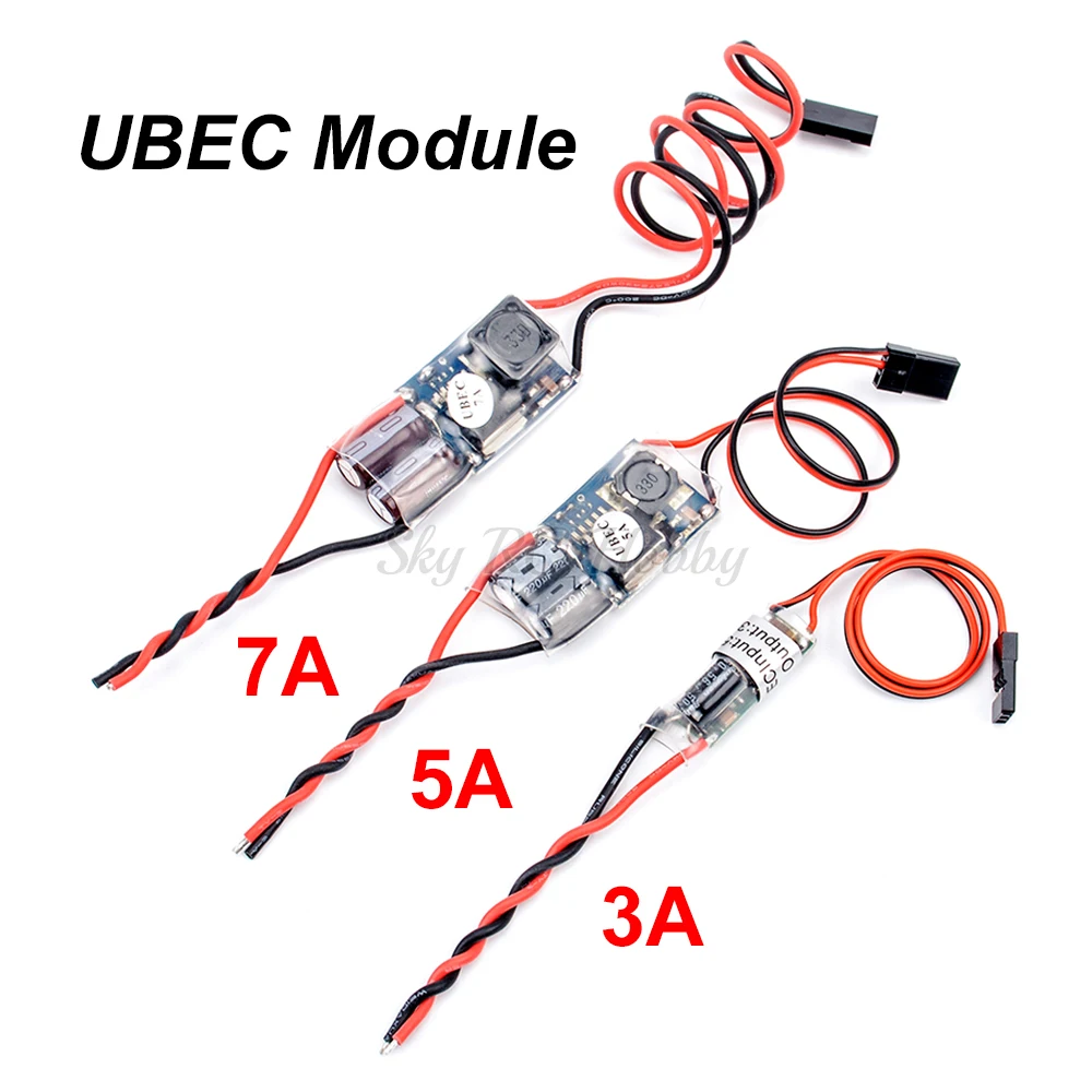 UBEC BEC 5V 3A 5A 7A 5V/3A 5V/5A 5V/7A 15A самый низкий уровень шума RF полностью экранирующий