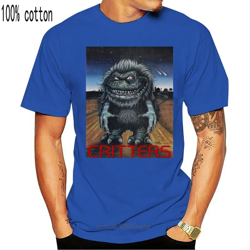 

Новый постер фильма «животные» 1986, классический Ужасный фильм на Хэллоуин Hd96, черная футболка, популярная футболка без надписи