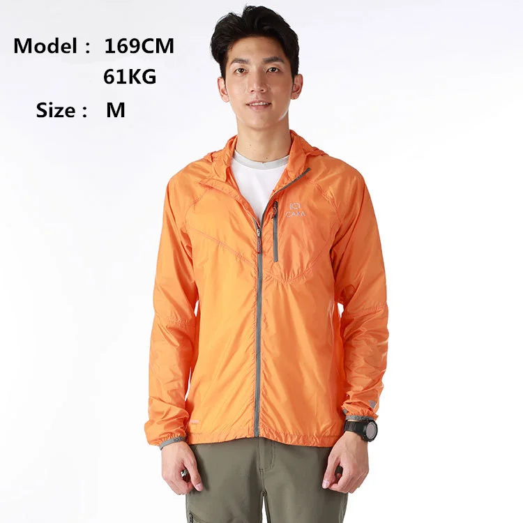 На открытом воздухе для бега куртка кемпинг Человек ветровка быстросохнущая