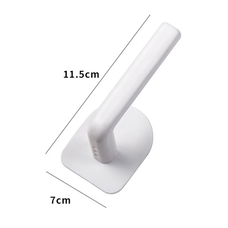 

2021 Self-adhesive Non-marking Storage Rack Roll Paper Holder For Kitchen Free Perforated Wall Storage Hooks Under The Cabinet