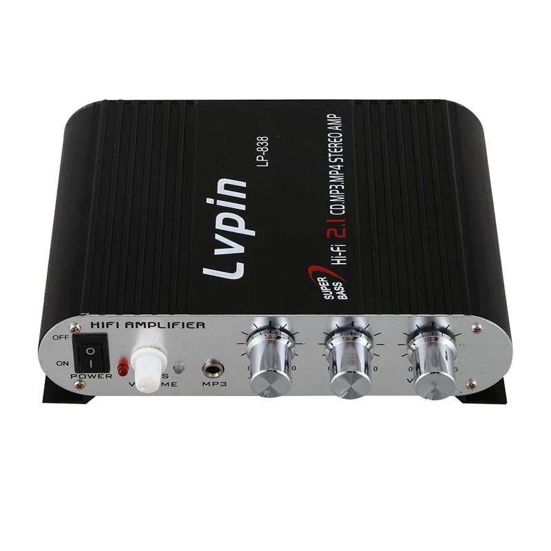 Top Deals 12V 200W Mini Car Radio Channels 2 House Super Bass Hi-Fi Stereo Amplifier MP3 Player | Электроника