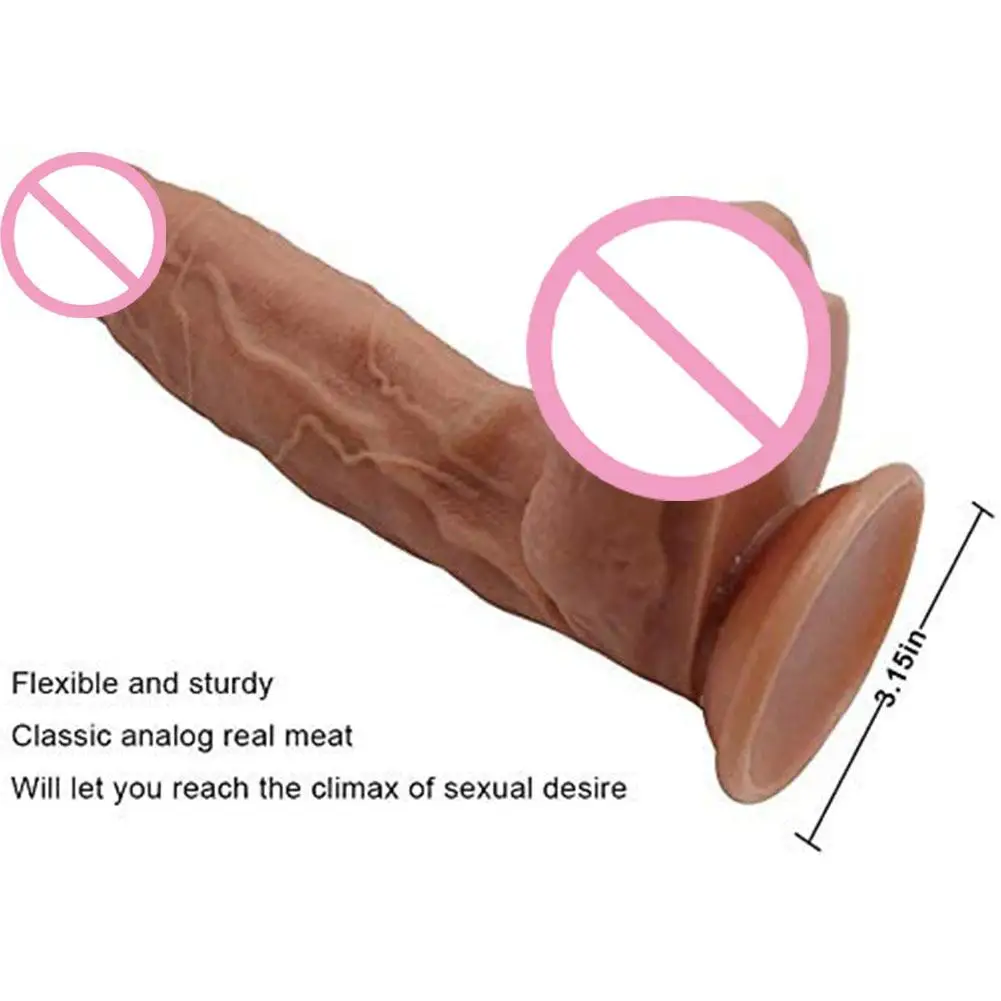 SexShop 27 см жидкий силикон фаллоимитатор реалистичные огромный Dong для взрослых с
