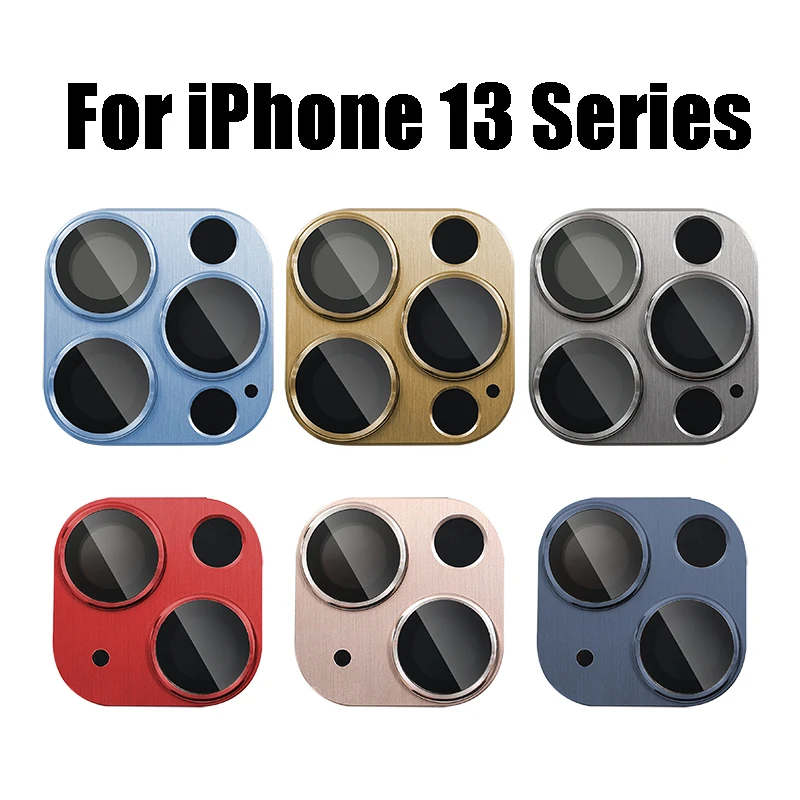 

Lens Protector for Iphone 13 Series Aluminum Alloy Back Camera Protective Ring Paste Cover for IPhone 13mini 13 13pro 13promax