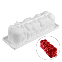 silicone cake mold for baking rectangle spiral shaped cloud bubble mousse dessert cakes decorating tools moulds bakeware