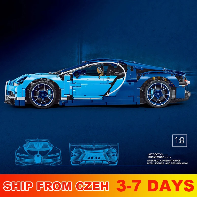 

Конструктор Bugattiii Chiron, 20086 20001 20097 20087 42115 13388 90056, спортивный автомобиль, модель игрушки на Рождество