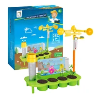 kids greenhouse science experiment kit garden plants growing toy scientific experiment ecological weather station plant flowers