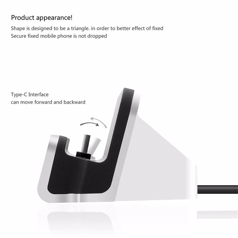 Usb-кабель для зарядки телефона док-станция для зарядки iPhone X XS Max 6 8 Plus 5 SE для samsung S10 S8 Plus для huawei P30 Pro