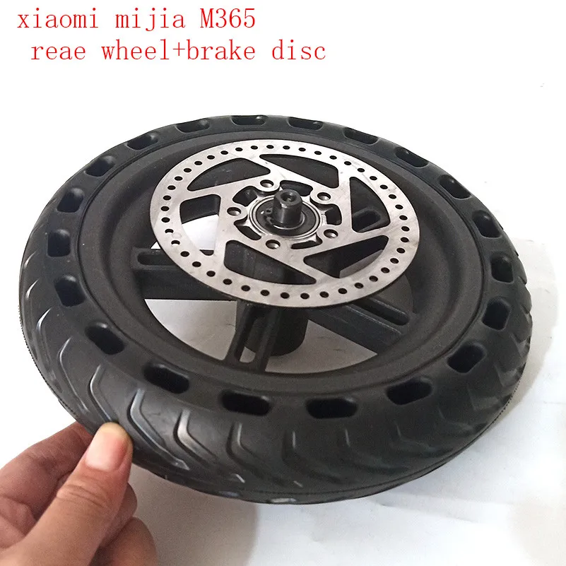 

High quality Electric Scooter Tyre Rubber+alloy Rear Wheel Tire Disc Brake Tyre for Xiaomi Mijia M365 Electric Scooter