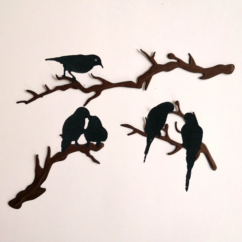 Коллекция металлических вырубных штампов в виде птиц рукоделие вырубки для