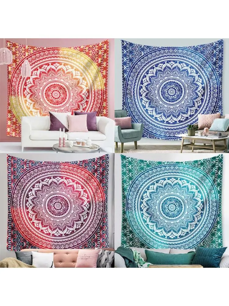 

Bohemian Tapestries Mandala Hippie Tapestry Wall Hanging Tapestries Beach Towel