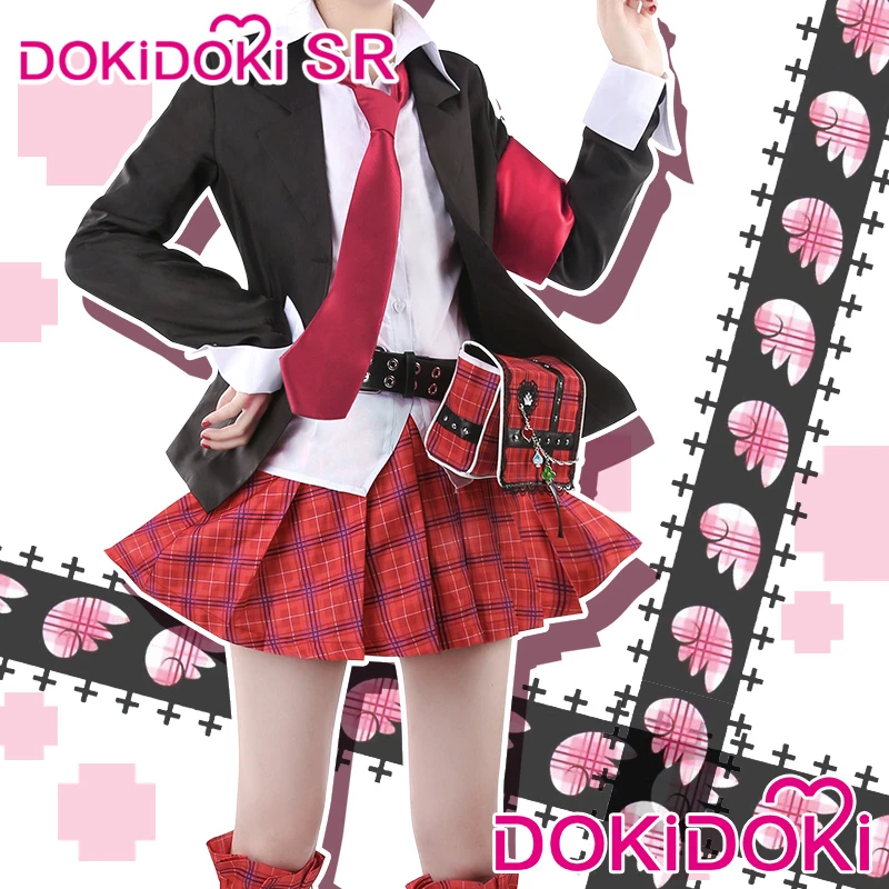 DokiDoki SR Аниме Косплей Shugo Chara Hinamori Amu косплей костюм женская школьная форма haloween Chara|