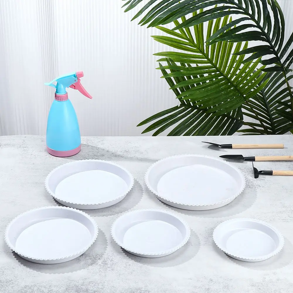 3 шт. круглые пластиковые подносы для растений | Дом и сад