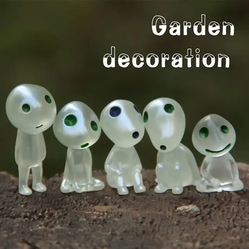 

10PCS Tree Elves Figurine Waterproof Luminous Tree Elf Doll Ornaments Fairy Garden Accessories Decor For Home Garden Terrace
