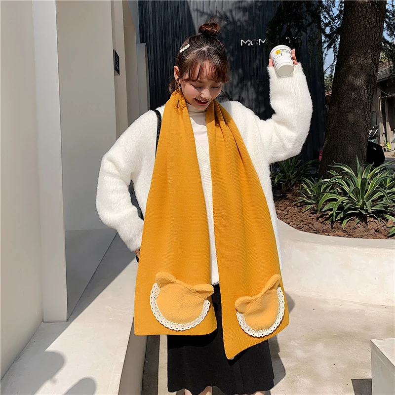 Шарф женский из искусственного кашемира зимний теплый мягкий удобный |