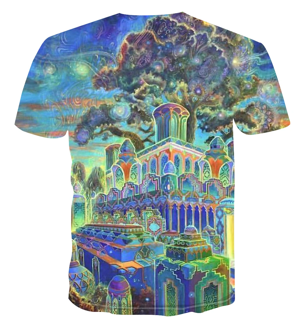 

2020 3D round neck t-shirt men's summer creative fashion short sleeve printing pattern cartoon 3D t- XXS-6XL