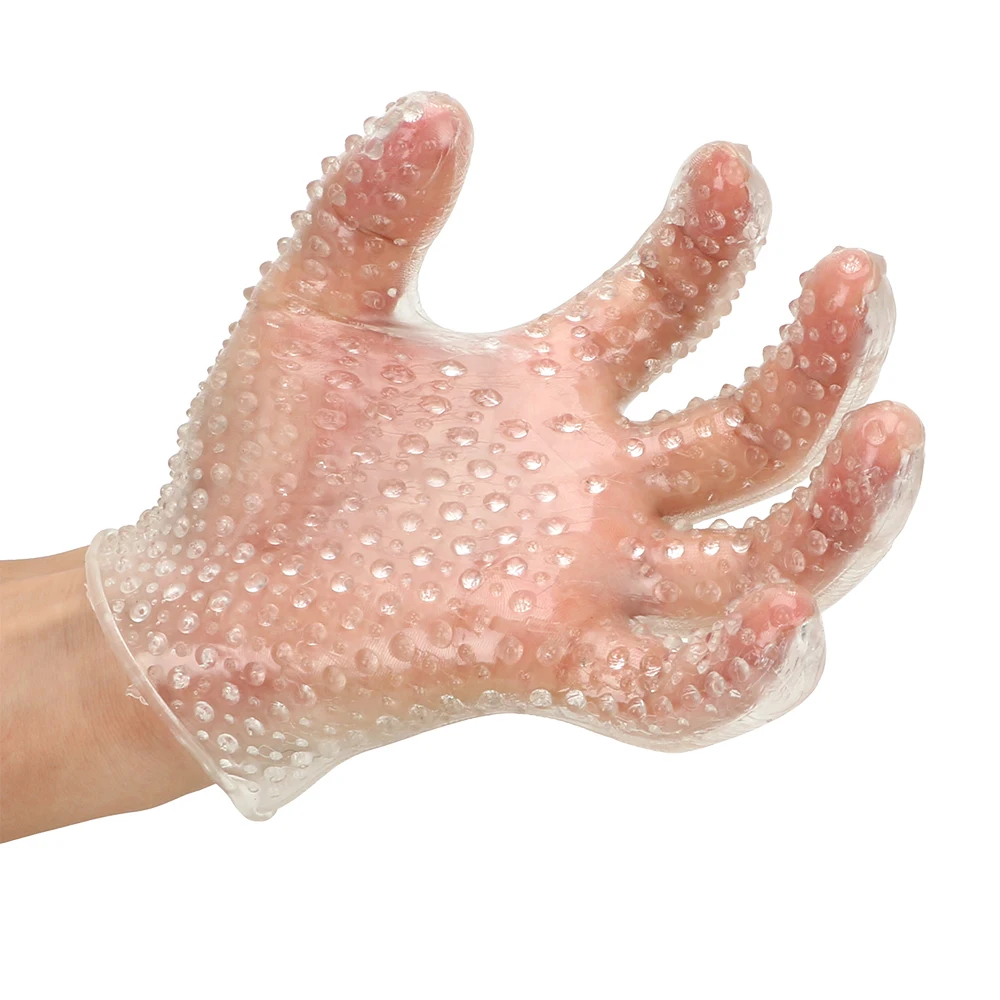 Флирт интимные игрушки для женщин перчатки пальцев Стимулятор клитора товары