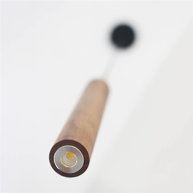 Скидка Современные деревянные подвесные светильники для столовой, мебели, подвесной светильник, ресторан, орех, бук, внутреннее освещение, светоди...