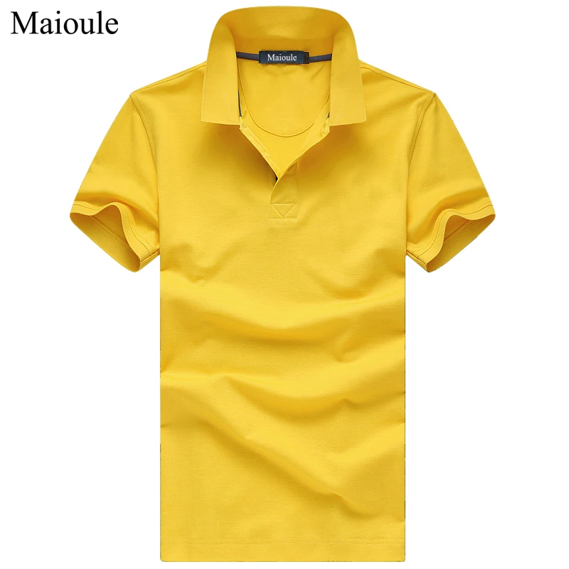 

Maioule Cotton Lapel POLO Shirt Casual Lapel Short-Sleeve Tee Work Clothes Custom Corporate Culture T Shirt Advertising Tops