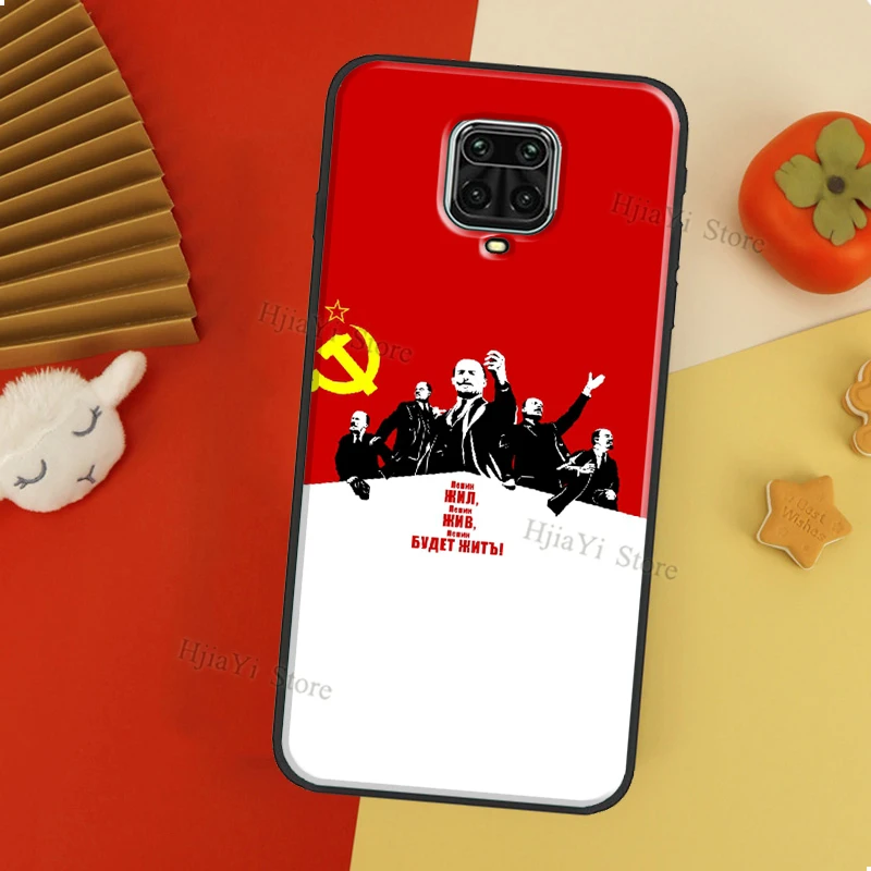 Чехол lenin с флагом Советского Союза для Xiaomi Redmi Note 9 7 8 10 Pro 8T 9S чехол 9T 9C 9A 7A 8A K40