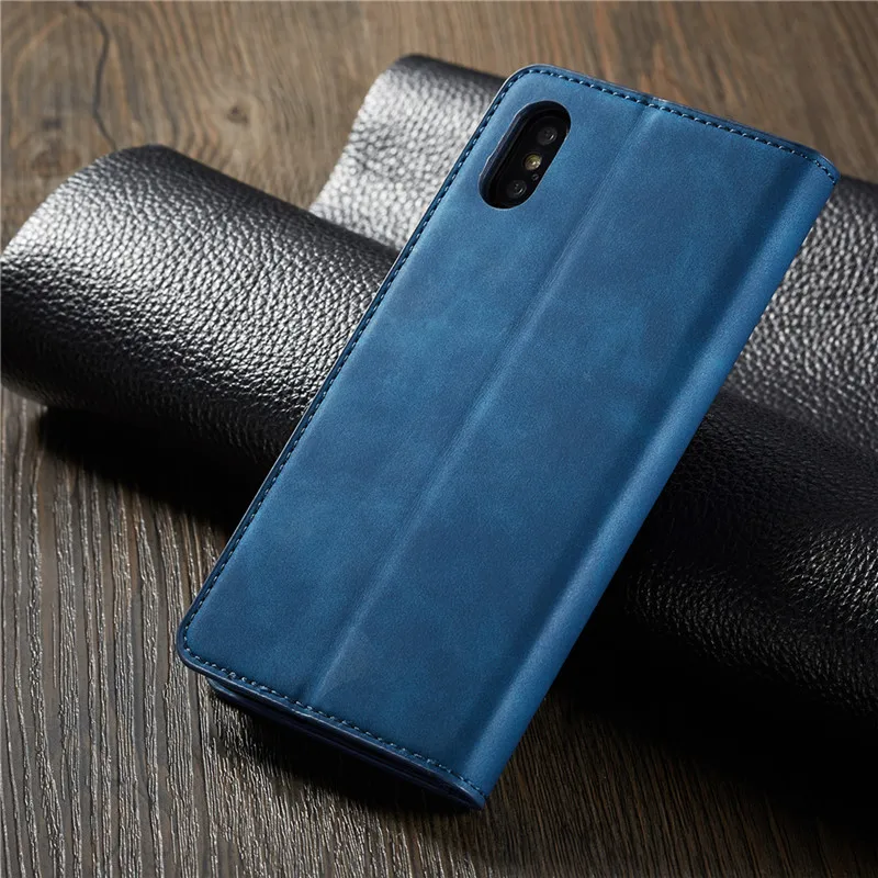 Магнитный кожаный чехол для iPhone 11 Pro MAX XR X XS MAX 8 Plus 6 6S Plus 7 Plus 5 5S SE чехол для телефона Coque откидная подставка чехол-кошелек
