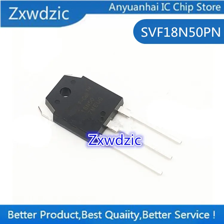 

10pcs 100% New Imported Original SVF18N50PN SVF18N50 18N50 TO-247 N-channel MOS Tube 18A 500V