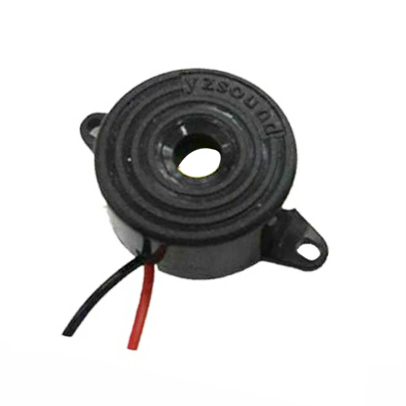 5pcs Black Piezo Electronic Tone Buzzer Alarm Continuous Beep DB DC 3-24V Drive Circuit Built in Mounting Holes |