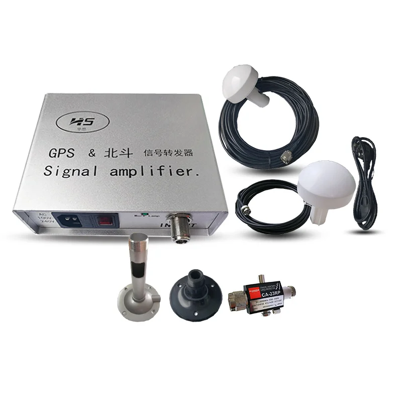 

Dual frequency GPS amplifier / signal repeater / signal amplifier / intensifier