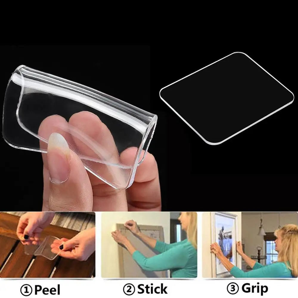 2020 новый автомобильный гелевый коврик прозрачные маленькие квадратные нано