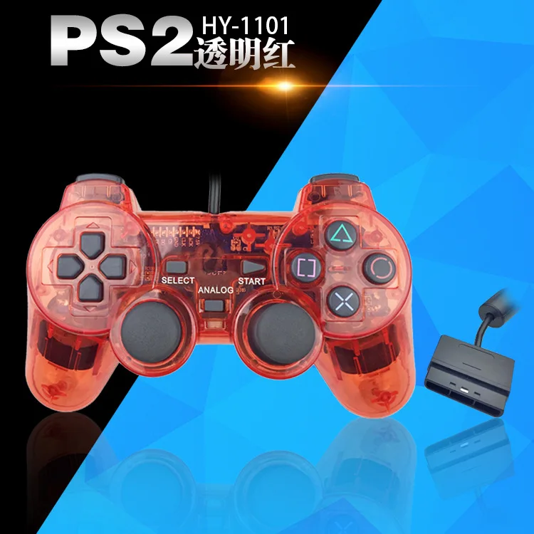 Проводной геймпад для sony PS2 PS1 двойной контроллер вибрации Gamedpas джойстик playstation 2 1