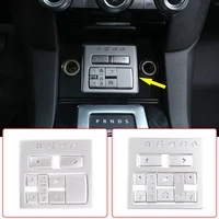 car center console mode adjustment button sequins sticker silver for land rover discovery 4 2014 2016 car accessories interior