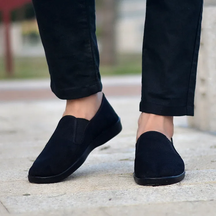 

Shoes Men Boys Casual Sneakers Out Breathable Solid Canvas Slip-On Shoes High Quality Solid Shoes 2020 New wrt5